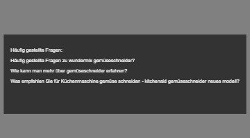Häufig gestellte Fragen